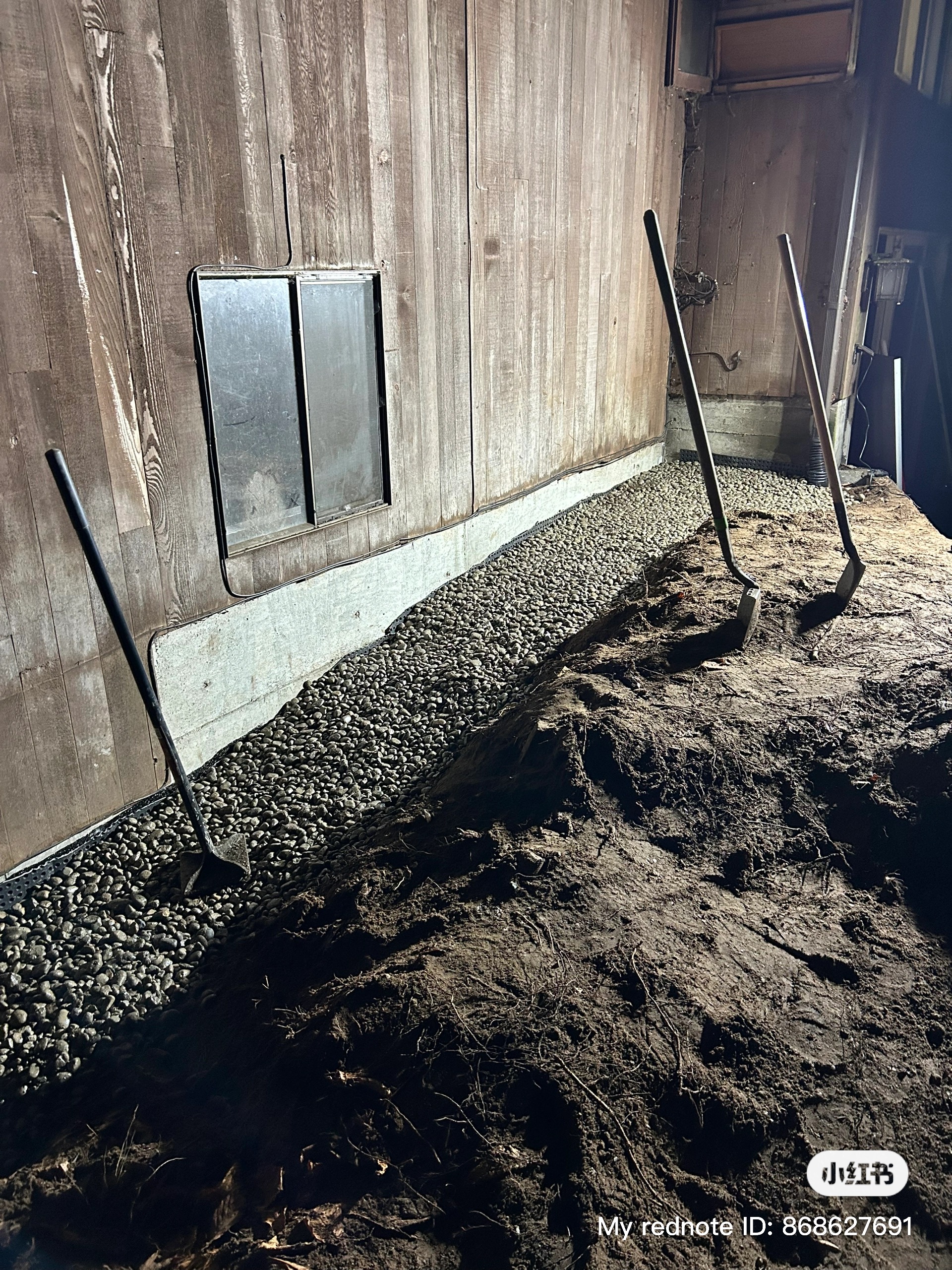 Backfill with rocks