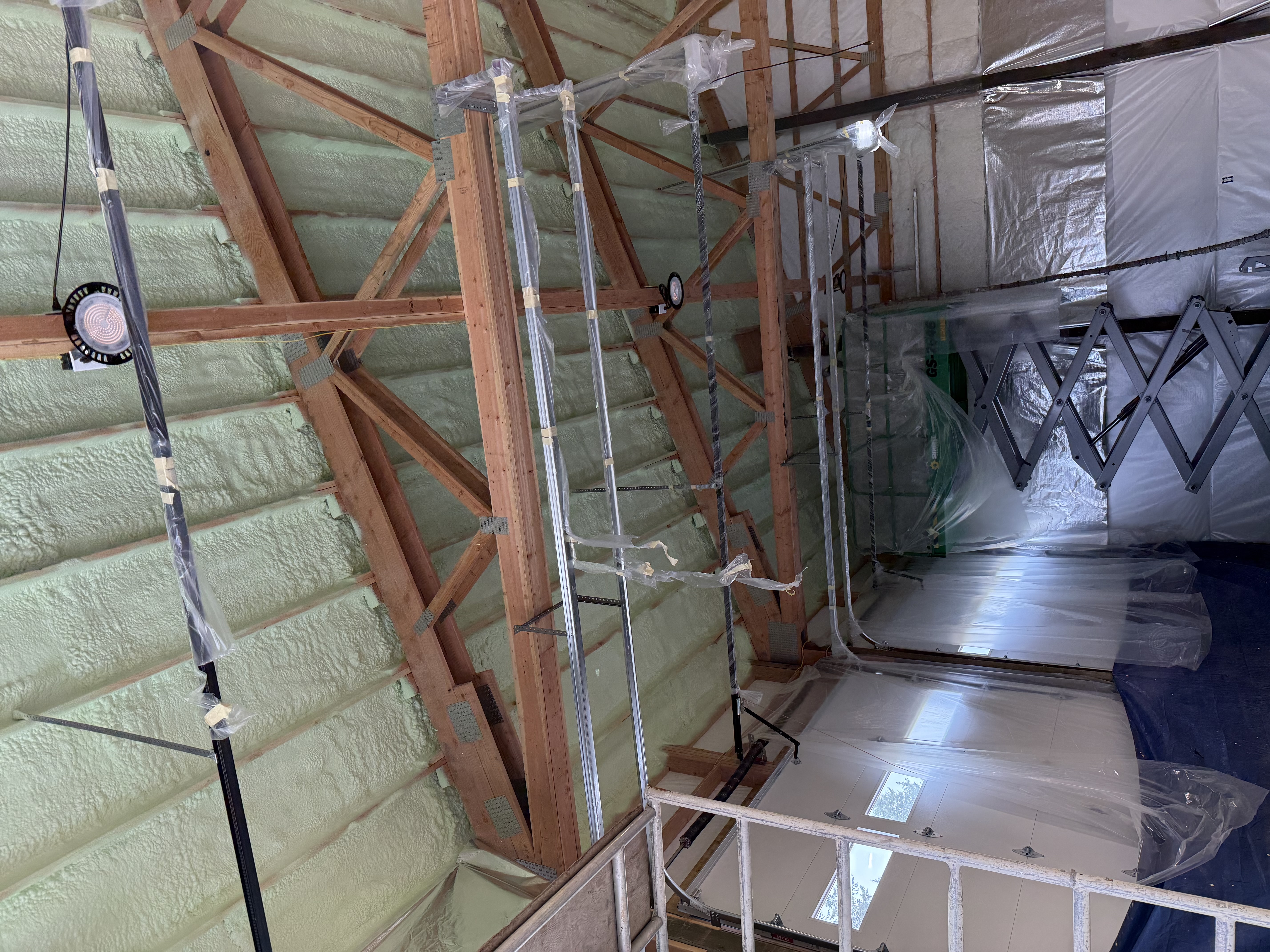 Spray foam insulation — Ergo Construction Seattle